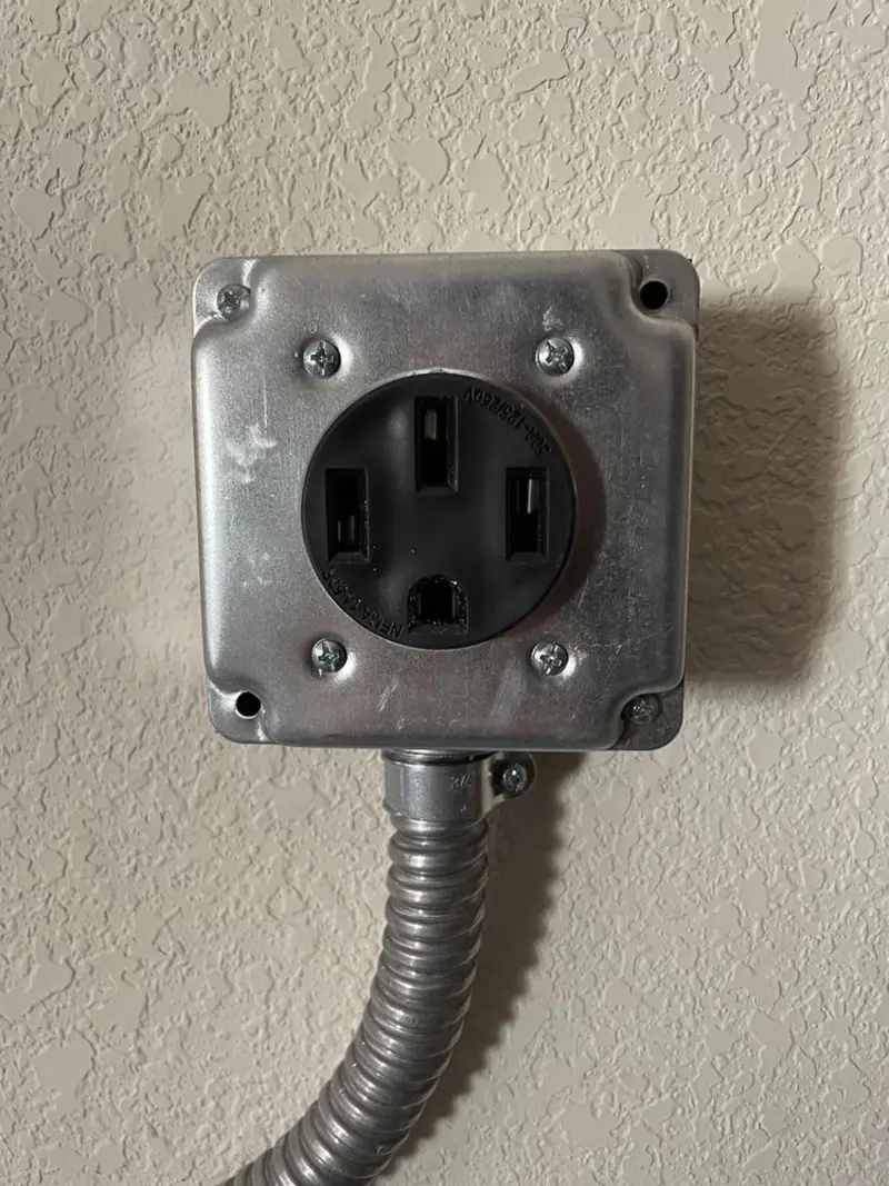 NEMA 14-50 outlet installed for Smart Home Electrical in East Bethel